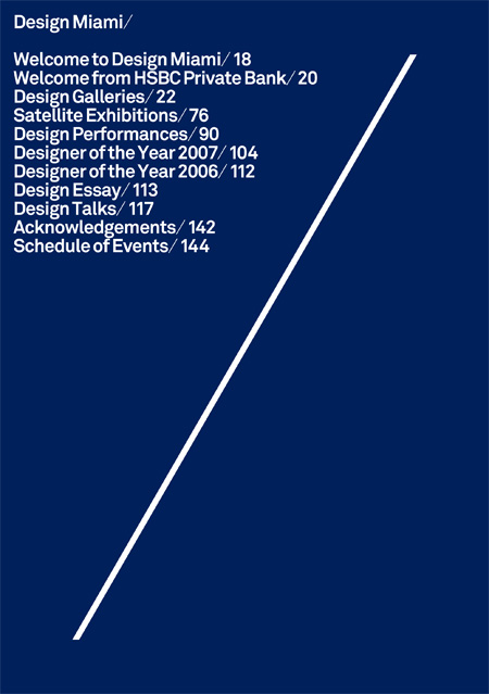 Catalogue Design Miami 2007