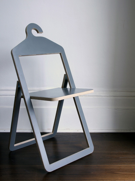 Hanger chair Philippe Malouin chaise cintre milan 2008