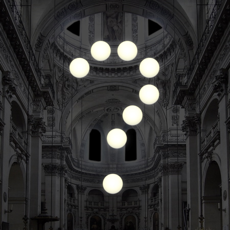 Robert Stadler installation lumineuse église Saint Paul Paris nuit blanche 2007