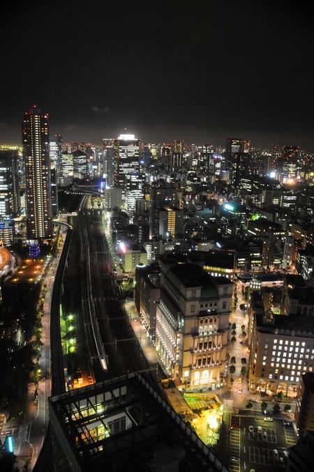 Tokyo de nuit depuis le Park Hotel