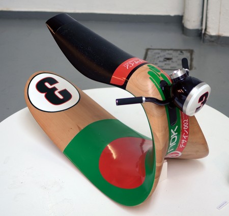 Moto à bascule design bois