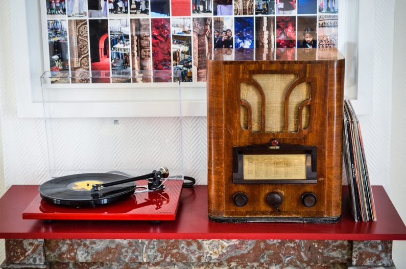 Atelier charlestine radio vintage bluetooth
