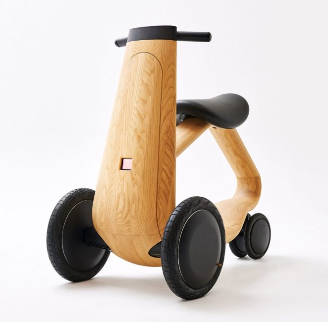 scooter électrique design bois