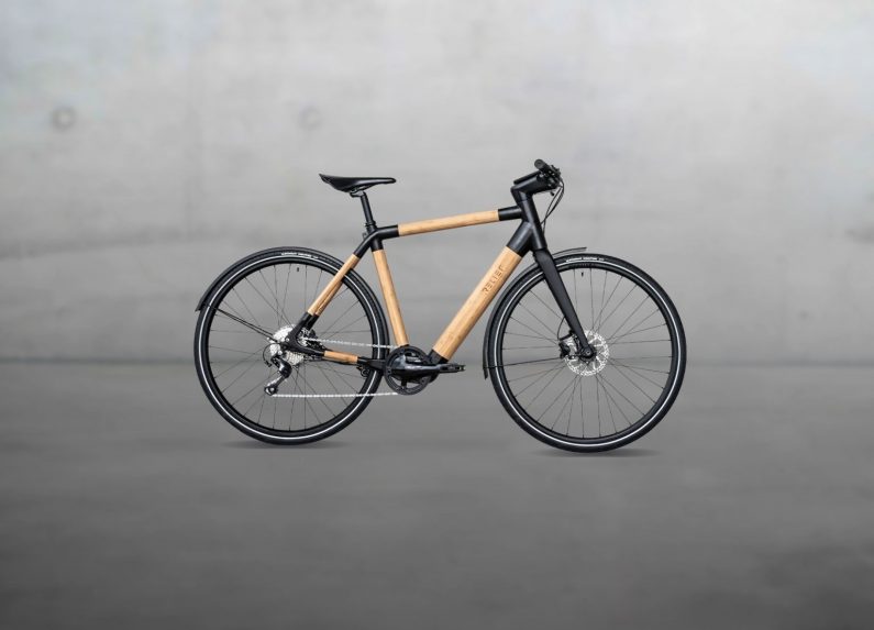 Cyclik relief le vélo électrique connecté en bambou made in France