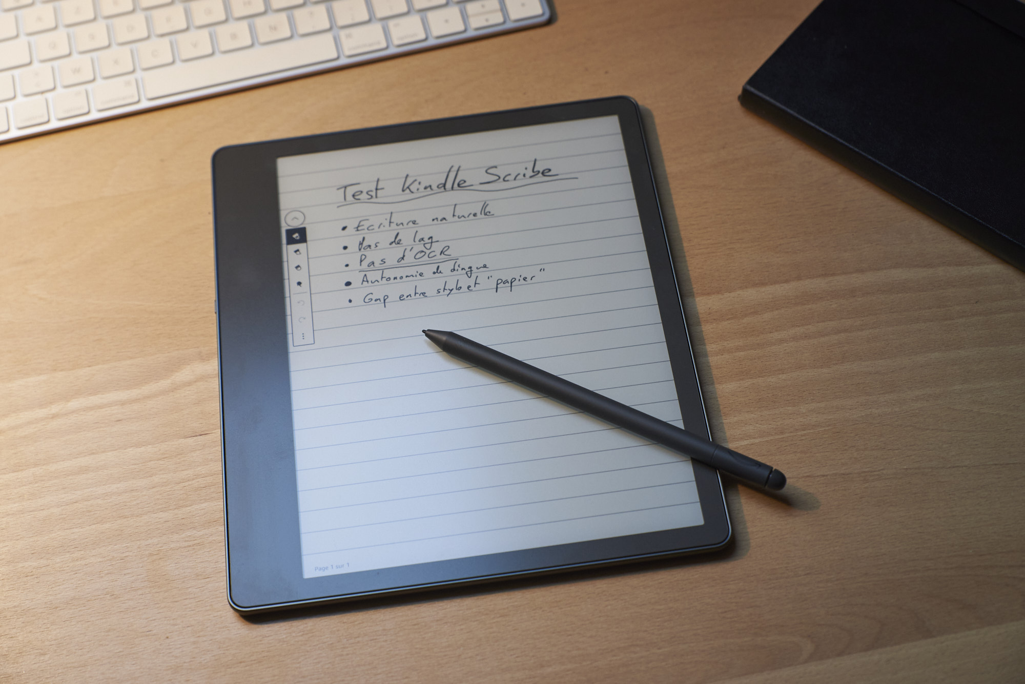 Le Kindle Scribe permet enfin de convertir l'écriture manuscrite